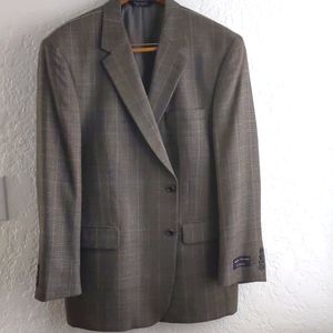 Jos. A Bank Signature 100% Wool Men Blazer, Size 46 Reg New!